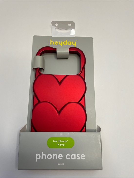 heyday Other - NIB heyday Red Double Heart Phone Case for iPhone 17 Pro